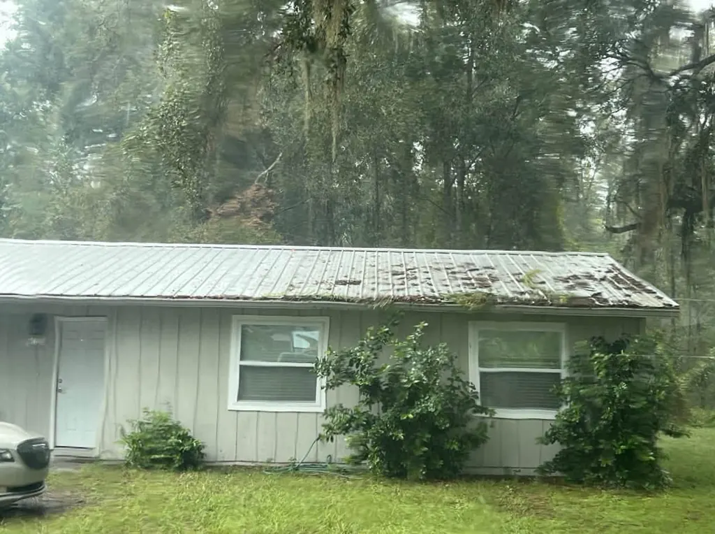 Freshly cleaned house exterior
